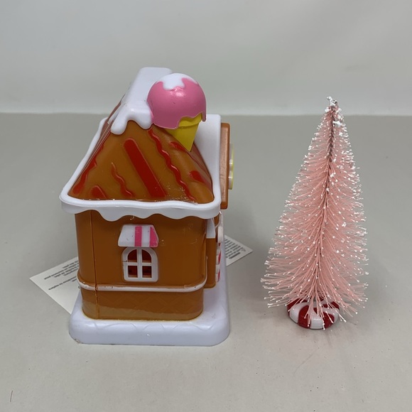 Cobblestones Sweets & Treats miniature house decor & bottlebrush pink tree new - Picture 3 of 16